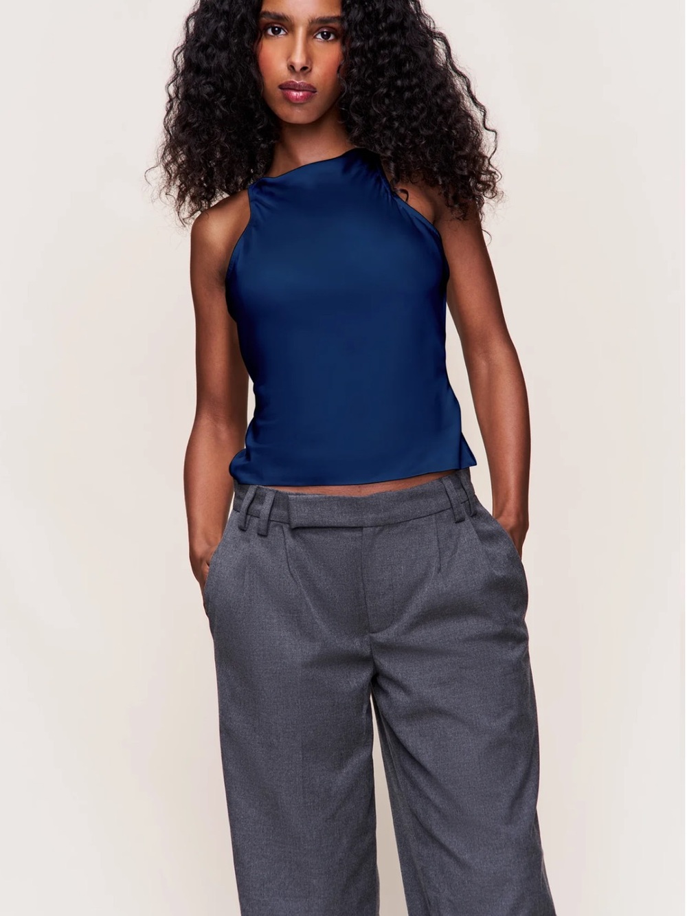 Danielle Guizio Regine cowl neck top